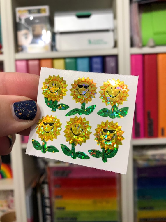 Glitter Sunflower Sticker - A Burst Of Sunshine