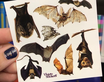 Bat Stickers Sheet