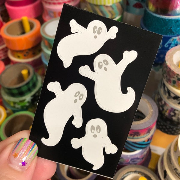 Ghost Stickers Mrs Grossmans Halloween Boo