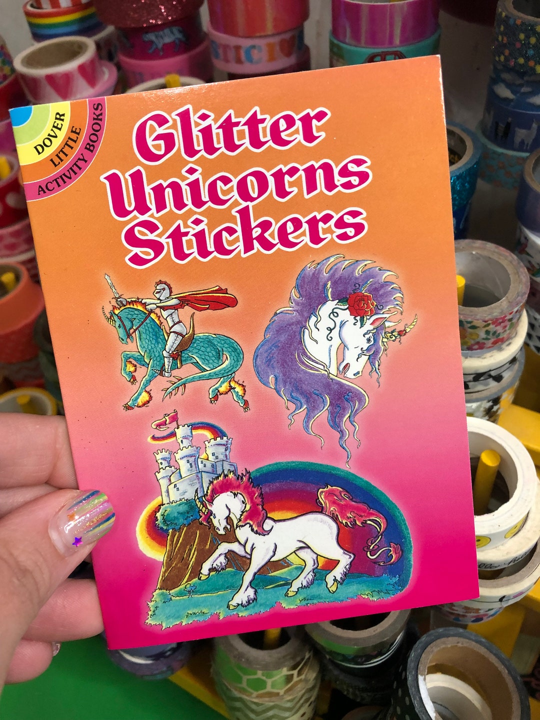 Glitter Unicorn Sticker Book Etsy