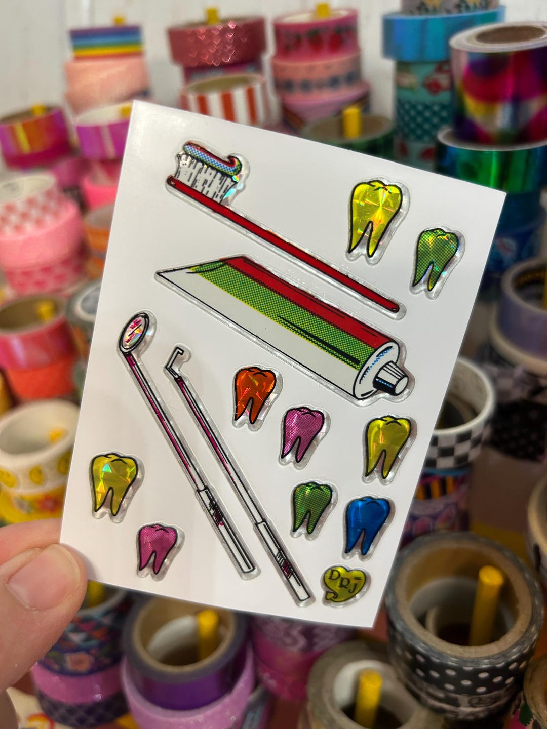 Rare Vintage Prism Tooth Teeth Dental Dentist Stickers 1980s - Etsy