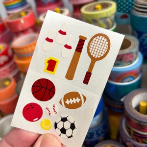 Vintage Mrs. Grossman&#39;s Sports Equipment Stickers