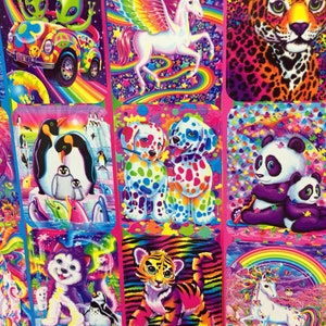 Lisa Frank Sticker Book Over 600 Stickers - Etsy