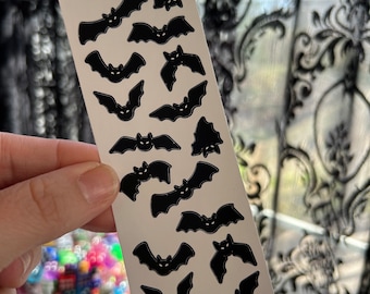 Strip of Bat Stickers - Waterproof Vinyl