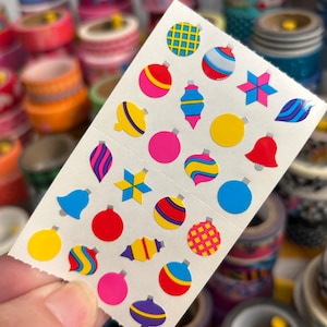 Vintage Mrs. Grossman&#39;s Tiny Christmas Ornament Stickers