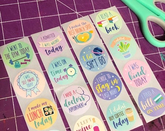 Set of 16 Adulting Award Grown Up Stickers