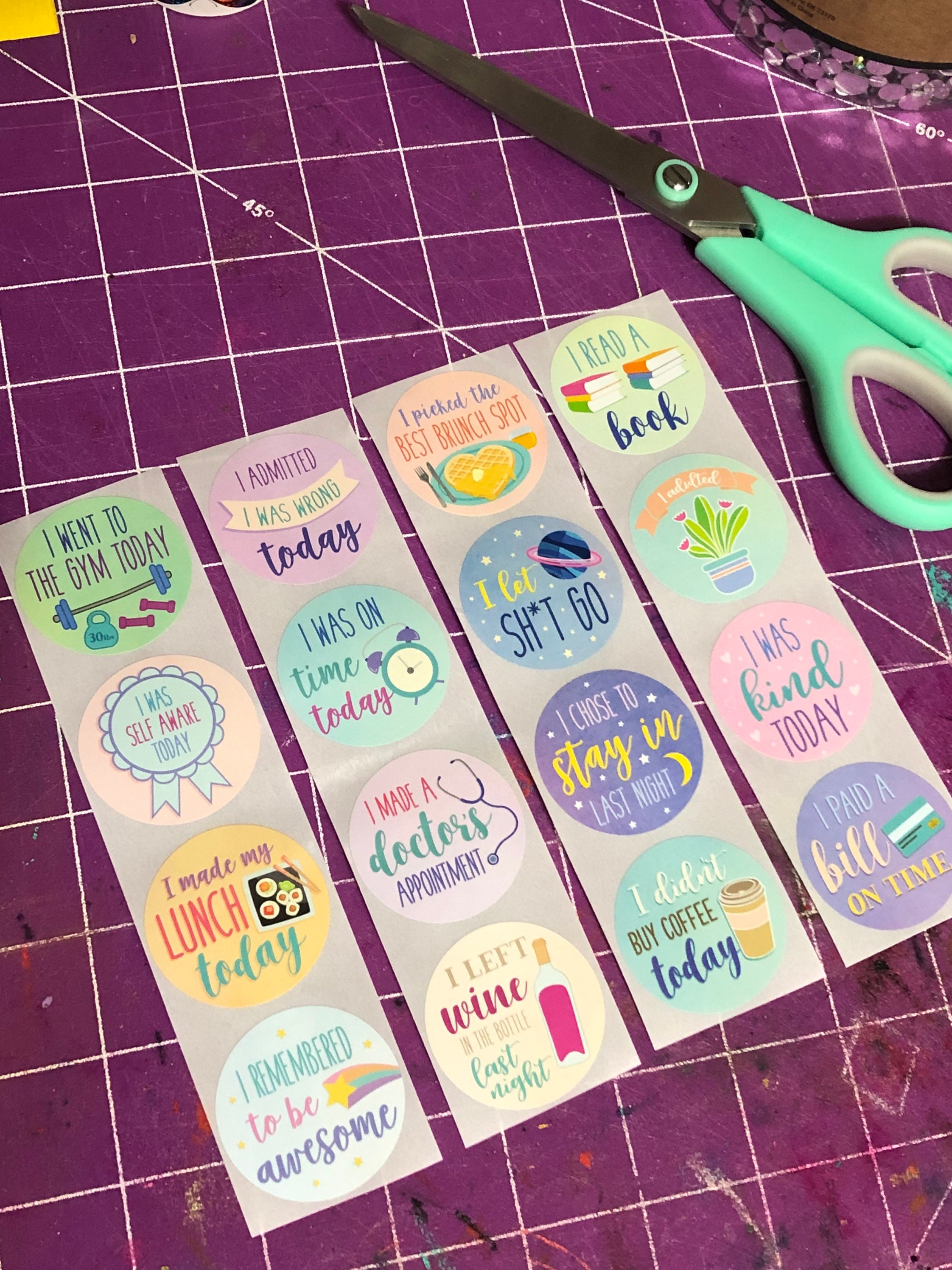Set of 16 Adulting Award Grown Up Stickers Etsy