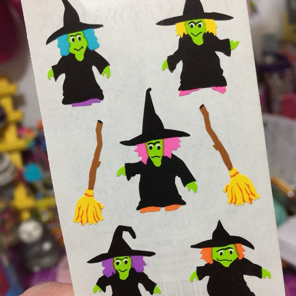 Halloween Witch Stickers