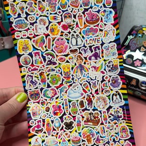 Lisa Frank Stickers Sheet B