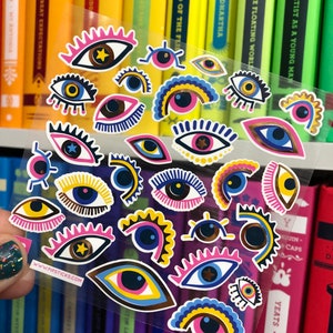 Eyeball Eye Stickers Sheet