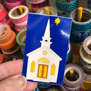 Vintage Mrs. Grossman&#39;s Church Chapel Sticker