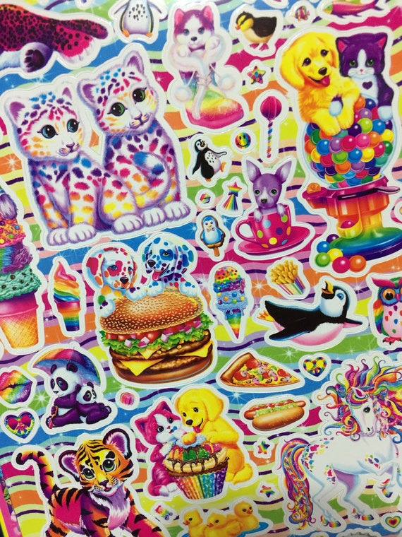 Lisa Frank Stickers, Colorful Fun Sticker Pack - 600 Stickers on 5