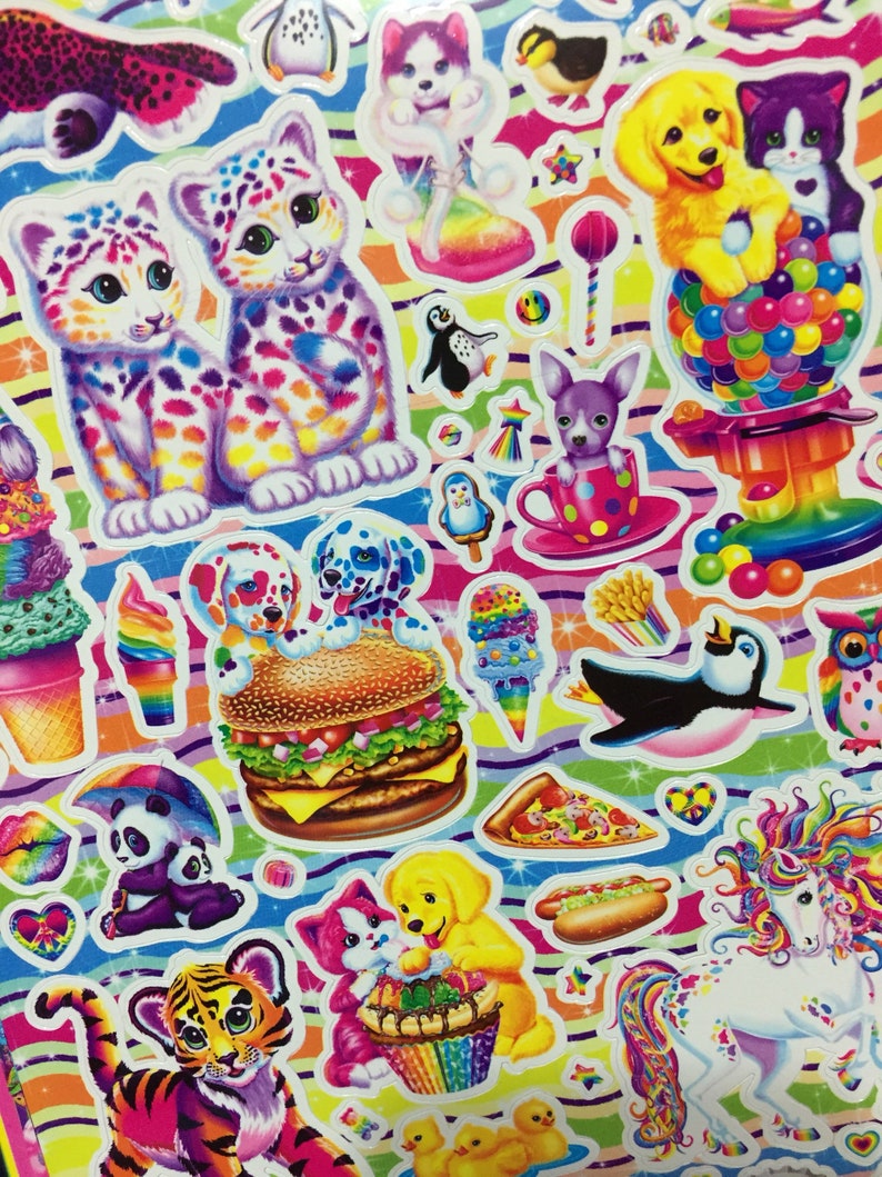 Lisa Frank Sticker Book over 600 stickers Stickers Paper & Party