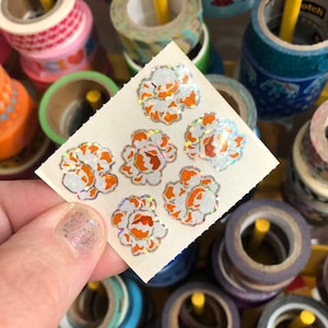 Vintage Hambly Sparkle Prismatic Popcorn Stickers