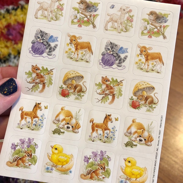 Animal Stickers - Etsy