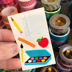 Vintage Mrs. Grossman&#39;s School Supply Art Stickers Discontinued