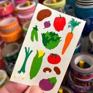 Vintage Mrs. Grossman&#39;s Vegetable Veggie Food Stickers