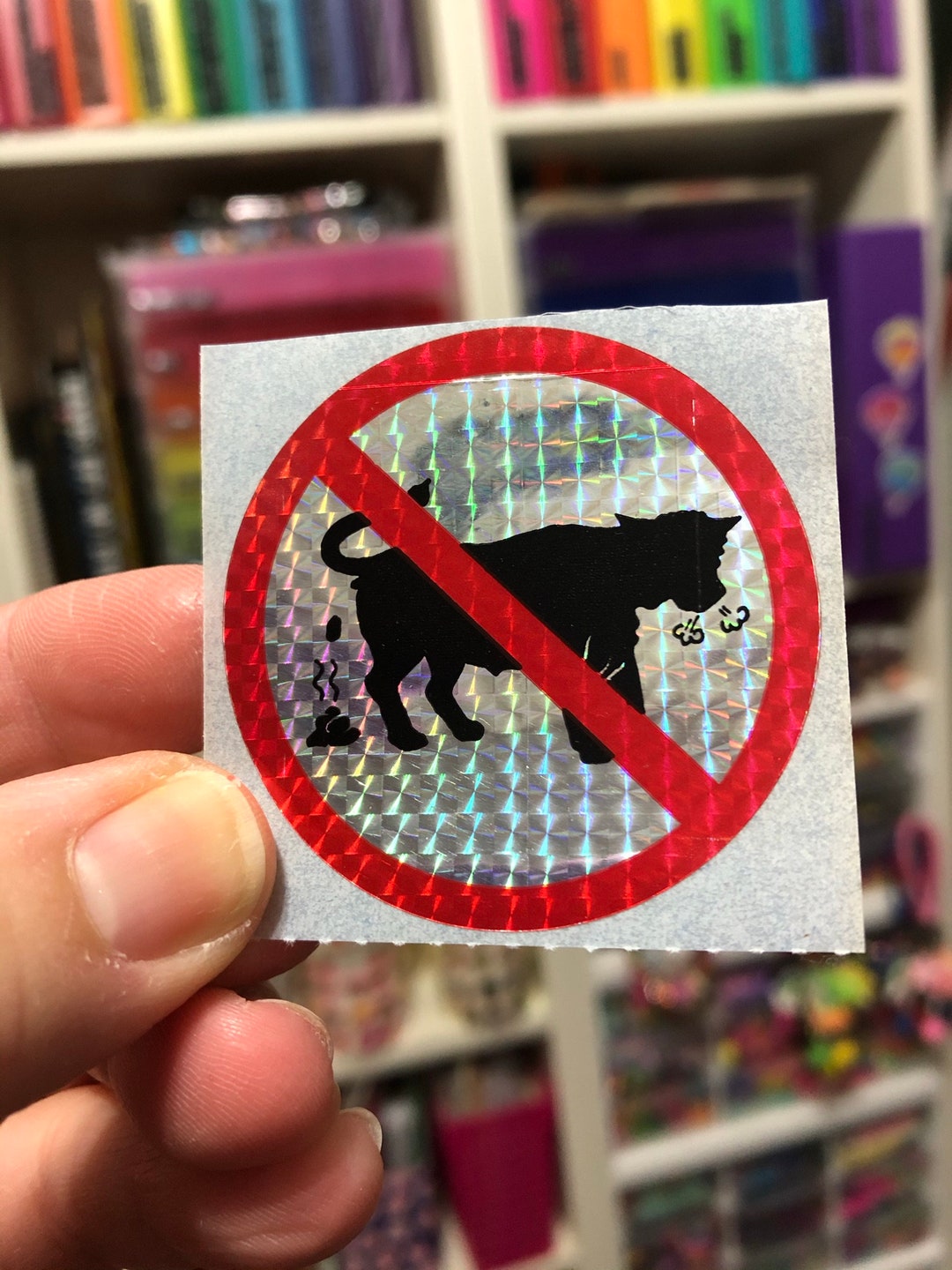 Sticker Crap Rare Vintage Prism No Bull Crap Sticker - Etsy