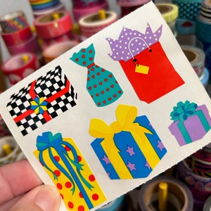 Large Vintage Mrs. Grossman&#39;s Presents Gifts Stickers