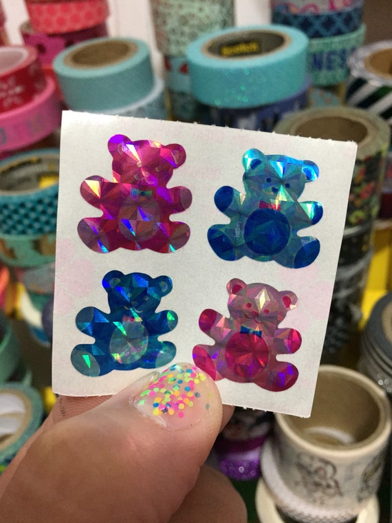 Vintage 80/'s Great Seven 7 PRISM Colorful Umbrellas Sticker Mod