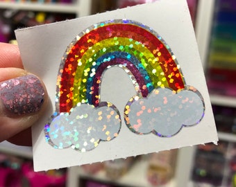 Hambly Sparkle Prismatic Rainbow Sticker