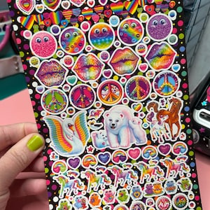 Lisa Frank Stickers Sheet D