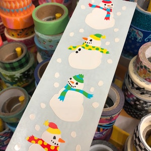Vintage Mrs. Grossman&#39;s Snowman Stickers 1990 Discontinued