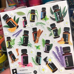 Essential Oils Stickers