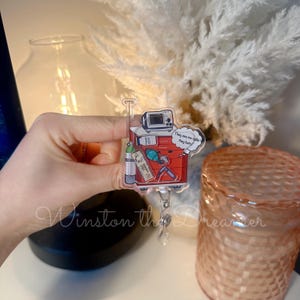 Code Cart Shaker Badge Reel | Retractable ID Name Holder for ER and ICU Nurses, Doctors, & Pharmacy