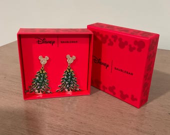 Pendientes de árbol de Navidad de Mickey Mouse de Baublebar