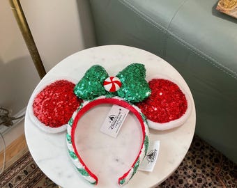 Orejas navideñas de Minnie Mouse de Disney