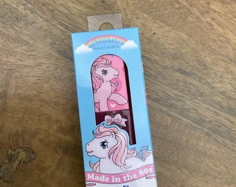 Aceite labial de algodón de azúcar My Little Pony vintage de los años 80