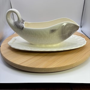 Antique Waechtersbach Fish Shaped Gravy/Sauce Boat Early 1900’s Germany