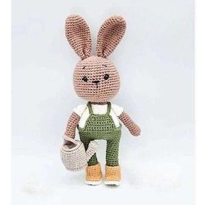 Crochet Bunny Doll Amigurumi Pattern PDF - Gift for her - Amigurumi Pattern