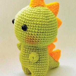 Dinosaur Amigurumi Crochet Pattern PDF - Gift for her - Amigurumi Pattern