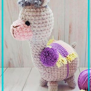 Llama Amigurumi Crochet Pattern PDF - Gift for her - Amigurumi Pattern