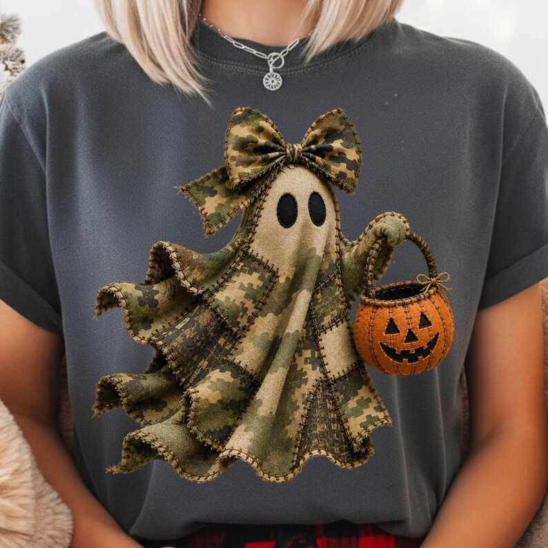 Kamouflage-spöke png, lapptäcke-spökedesign för Halloween, lapptäcke-spökedesign för lapptäcke, lapptäcke-Halloween-png, spöke med läskiga säsonger png bild 9