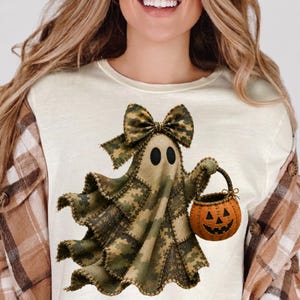 Kamouflage-spöke png, lapptäcke-spökedesign för Halloween, lapptäcke-spökedesign för lapptäcke, lapptäcke-Halloween-png, spöke med läskiga säsonger png bild 4
