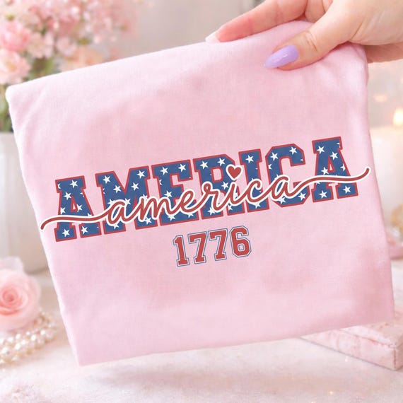 America 1776 Png, Patriotic Coquette America Design, 4th of July America Png, Independence Day Design, Fourth of July Png, USA 1776 Design