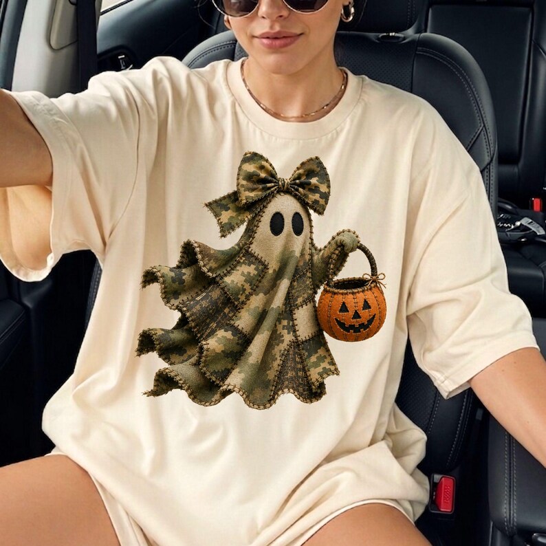 Kamouflage-spöke png, lapptäcke-spökedesign för Halloween, lapptäcke-spökedesign för lapptäcke, lapptäcke-Halloween-png, spöke med läskiga säsonger png bild 2