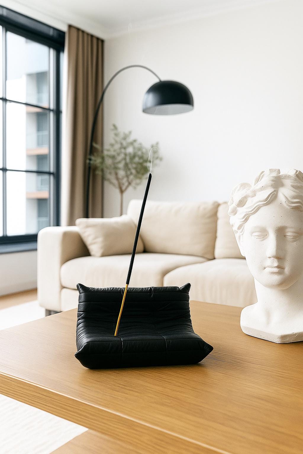 Togo Style Sofa Shaped Incense Holder, Miniature Household Item