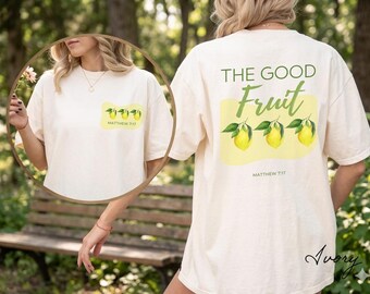 Christelijk T-shirt, Fruit of the Spirit Lemons, Summer Faith-T-shirt