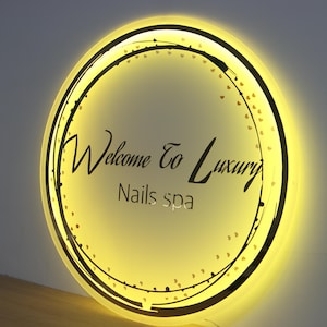 Neon Custom Logo, Acrylic Business sign, 3D LED Logo, Custom Shop Signage, Neon Signs For Office Decor, Beauty Bar Sign