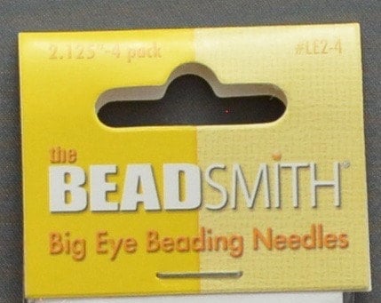 5.4 Cm 2.125 Inch Big Eye Beading Needles the Bead Smith Easy