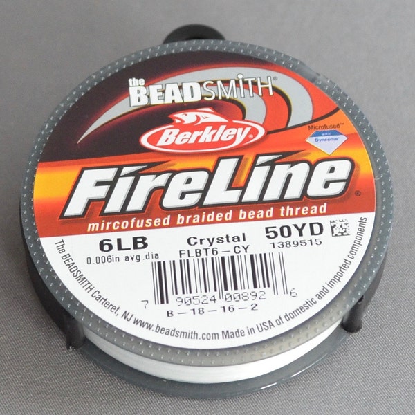 Fireline Crystal color 6 lb. 50 yard spool