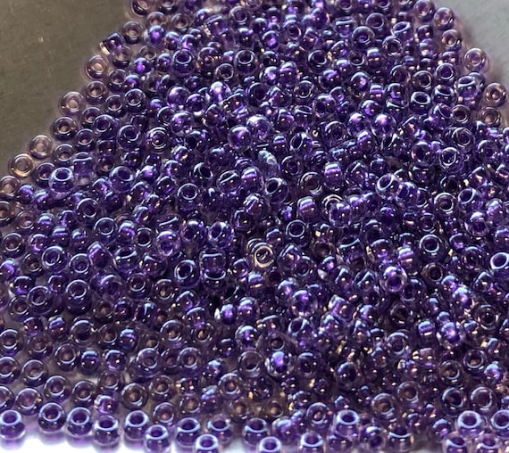 15-1531, Miyuki 8.2g Sparkle Purple Lined Crystal 15-1531, Miyuki 8.2g Sparkle Purple Lined Crystal