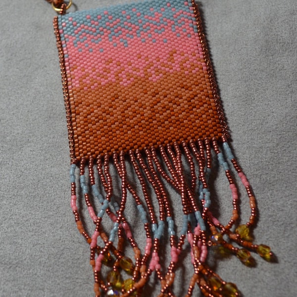 Pattern for Hombre Ombre Amulet Bag by Gail DeLuca