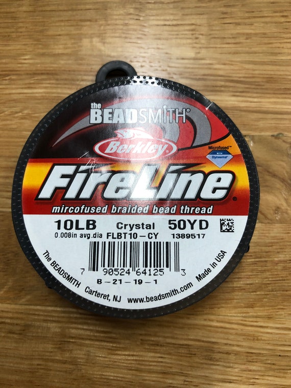 Fireline 10Lbs Crystal Clear - 50yd Spool - Bead Inspirations