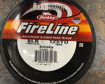 Fireline Smoke Color 6 Lb. 125 Yard Spool 