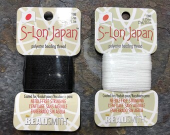 S-Lon Japan Polyester Beading Thread Fine 0.25 mm